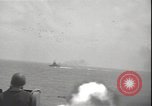 Image of planes on deck Pacific Ocean, 1945, second 36 stock footage video 65675074717