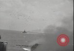 Image of planes on deck Pacific Ocean, 1945, second 39 stock footage video 65675074717
