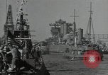 Image of tug boats moving the USS West Virginia after initial repairs in Pearl  Oahu Hawaii USA, 1942, second 31 stock footage video 65675074763