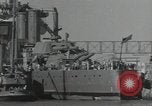 Image of tug boats moving the USS West Virginia after initial repairs in Pearl  Oahu Hawaii USA, 1942, second 46 stock footage video 65675074763