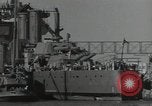 Image of tug boats moving the USS West Virginia after initial repairs in Pearl  Oahu Hawaii USA, 1942, second 47 stock footage video 65675074763