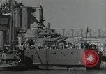 Image of tug boats moving the USS West Virginia after initial repairs in Pearl  Oahu Hawaii USA, 1942, second 50 stock footage video 65675074763