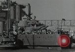 Image of tug boats moving the USS West Virginia after initial repairs in Pearl  Oahu Hawaii USA, 1942, second 51 stock footage video 65675074763