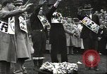 Image of Pacifist anti-war demonstrators 1930s United States USA, 1936, second 27 stock footage video 65675074810