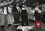 Image of Pacifist anti-war demonstrators 1930s United States USA, 1936, second 28 stock footage video 65675074810