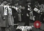 Image of Pacifist anti-war demonstrators 1930s United States USA, 1936, second 32 stock footage video 65675074810