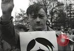 Image of Pacifist anti-war demonstrators 1930s United States USA, 1936, second 54 stock footage video 65675074810