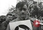 Image of Pacifist anti-war demonstrators 1930s United States USA, 1936, second 55 stock footage video 65675074810