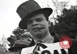 Image of Pacifist anti-war demonstrators 1930s United States USA, 1936, second 59 stock footage video 65675074810