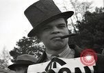 Image of Pacifist anti-war demonstrators 1930s United States USA, 1936, second 61 stock footage video 65675074810