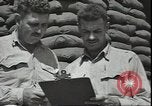 Image of American Marine Corps Officers Guadalcanal Solomon Islands, 1942, second 26 stock footage video 65675074836