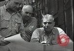 Image of American Marine Corps Officers Guadalcanal Solomon Islands, 1942, second 37 stock footage video 65675074836
