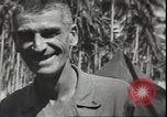 Image of Colonel Evans Carlson Guadalcanal Solomon Islands, 1942, second 28 stock footage video 65675074839