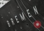 Standbild deutscher Liner Bremen New York United States USA, 1938, aus Sekunde 31 historischem Filmmaterial Videoclip 65675074847