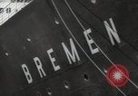 Standbild deutscher Liner Bremen New York United States USA, 1938, aus Sekunde 32 historischem Filmmaterial Videoclip 65675074847