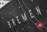 Standbild deutscher Liner Bremen New York United States USA, 1938, aus Sekunde 33 historischem Filmmaterial Videoclip 65675074847
