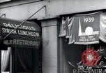 Image of Syrian stores in Little Syria New York City USA, 1939, second 15 stock footage video 65675074859