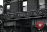 Image of Cuban and Puerto Rican hispanic stores in Harlem 1940 New York United States USA, 1939, second 34 stock footage video 65675074861