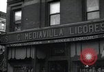 Image of Cuban and Puerto Rican hispanic stores in Harlem 1940 New York United States USA, 1939, second 37 stock footage video 65675074861