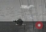 Standbild Transportschiff Peleliu Palau Inseln, 1944, aus Sekunde 57 historischem Filmmaterial Videoclip 65675074868