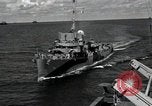 Standbild destroyer Escort Peleliu Palau Inseln, 1944, aus Sekunde 49 historischem Filmmaterial Videoclip 65675074869
