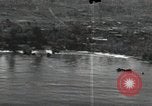 Standbild Luftaufnahmen der Insel Küste bei der Anlandung Angaur Palau Inseln, 1944, aus Sekunde 11 historischem Filmmaterial Videoclip 65675074875