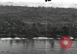 Standbild Luftaufnahmen der Insel Küste bei der Anlandung Angaur Palau Inseln, 1944, aus Sekunde 13 historischem Filmmaterial Videoclip 65675074875