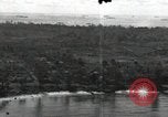 Standbild Luftaufnahmen der Insel Küste bei der Anlandung Angaur Palau Inseln, 1944, aus Sekunde 14 historischem Filmmaterial Videoclip 65675074875