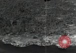 Standbild Luftaufnahmen der Insel Küste bei der Anlandung Angaur Palau Inseln, 1944, aus Sekunde 53 historischem Filmmaterial Videoclip 65675074875