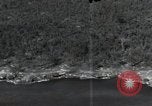 Standbild Luftaufnahmen der Insel Küste bei der Anlandung Angaur Palau Inseln, 1944, aus Sekunde 56 historischem Filmmaterial Videoclip 65675074875
