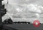 Image of USS Kitkun Bay Peleliu Palau Islands, 1944, second 28 stock footage video 65675074877