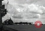 Image of USS Kitkun Bay Peleliu Palau Islands, 1944, second 30 stock footage video 65675074877