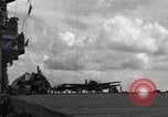 Image of USS Kitkun Bay Peleliu Palau Islands, 1944, second 32 stock footage video 65675074877