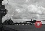 Image of USS Kitkun Bay Peleliu Palau Islands, 1944, second 34 stock footage video 65675074877