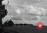Image of USS Kitkun Bay Peleliu Palau Islands, 1944, second 39 stock footage video 65675074877