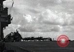 Image of USS Kitkun Bay Peleliu Palau Islands, 1944, second 47 stock footage video 65675074877