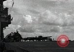 Image of USS Kitkun Bay Peleliu Palau Islands, 1944, second 51 stock footage video 65675074877