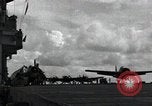 Image of USS Kitkun Bay Peleliu Palau Islands, 1944, second 53 stock footage video 65675074877