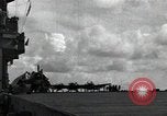 Image of USS Kitkun Bay Peleliu Palau Islands, 1944, second 55 stock footage video 65675074877