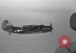 Standbild SB2C Helldiver Bomber Bonin Inseln Japan, 1944, aus Sekunde 52 historischem Filmmaterial Videoclip 65675074885