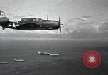 Standbild SB2C Helldiver Bomber Bonin Inseln Japan, 1944, aus Sekunde 57 historischem Filmmaterial Videoclip 65675074886