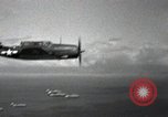 Standbild SB2C Helldiver Bomber Bonin Inseln Japan, 1944, aus Sekunde 59 historischem Filmmaterial Videoclip 65675074886