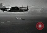 Standbild SB2C Helldiver Bomber Bonin Inseln Japan, 1944, aus Sekunde 62 historischem Filmmaterial Videoclip 65675074886