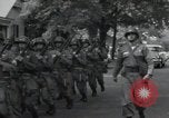Image of 101st Airborne guards Little Rock Arkansas USA, 1957, second 10 stock footage video 65675074992