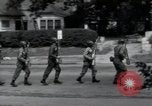 Image of 101st Airborne guards Little Rock Arkansas USA, 1957, second 54 stock footage video 65675074992