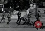 Image of 101st Airborne guards Little Rock Arkansas USA, 1957, second 55 stock footage video 65675074992