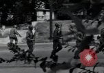 Image of 101st Airborne guards Little Rock Arkansas USA, 1957, second 56 stock footage video 65675074992