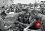 Image of 101st Airborne guards Little Rock Arkansas USA, 1957, second 61 stock footage video 65675074993