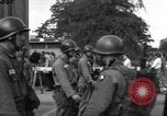 Image of 101st Airborne guards Little Rock Arkansas USA, 1957, second 15 stock footage video 65675074994