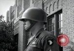 Image of 101st Airborne guards Little Rock Arkansas USA, 1957, second 47 stock footage video 65675074995